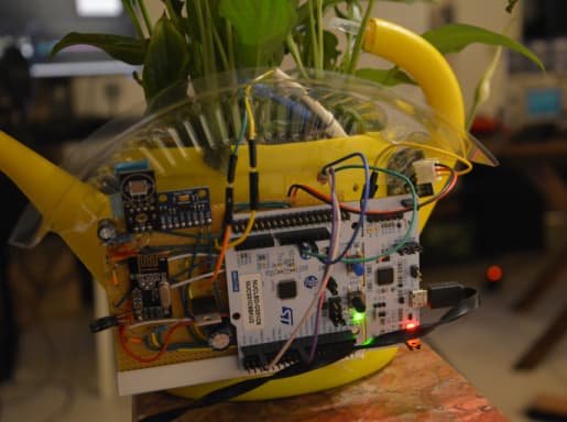 Embedded Watering System with Tetris